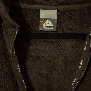 Women’s Nike ACG brown fleece hoodie